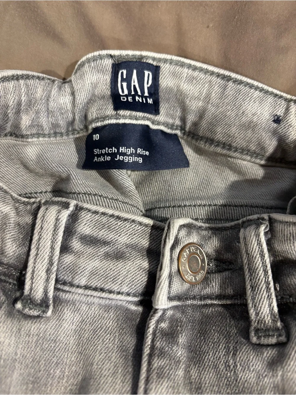 GAP Gray Distressed Kids Jeans